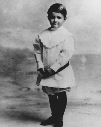 Howard Hughes as a boy