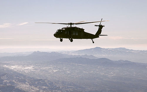 Black Hawk over Afghanistan