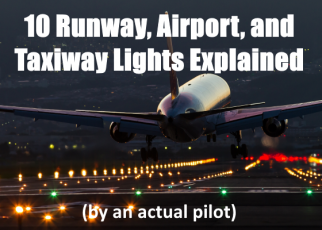 runway airport taxiway lights explained