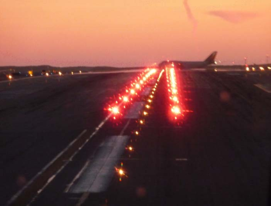 taxiway centerline lead on lights