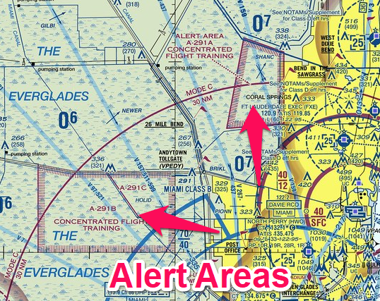 alert areas west and northwest of fort lauderdale international airport