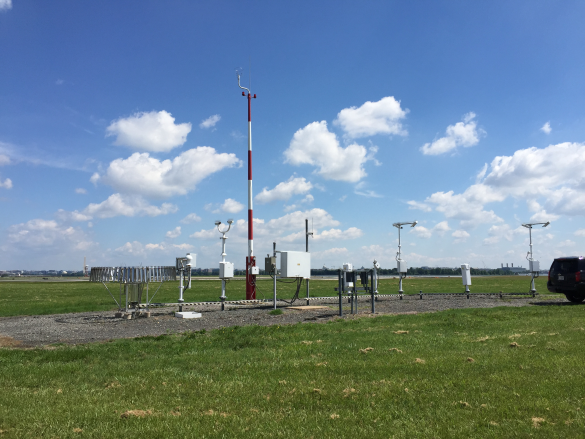 an automated weather observation system - asos at Ronald Reagan washington national airport